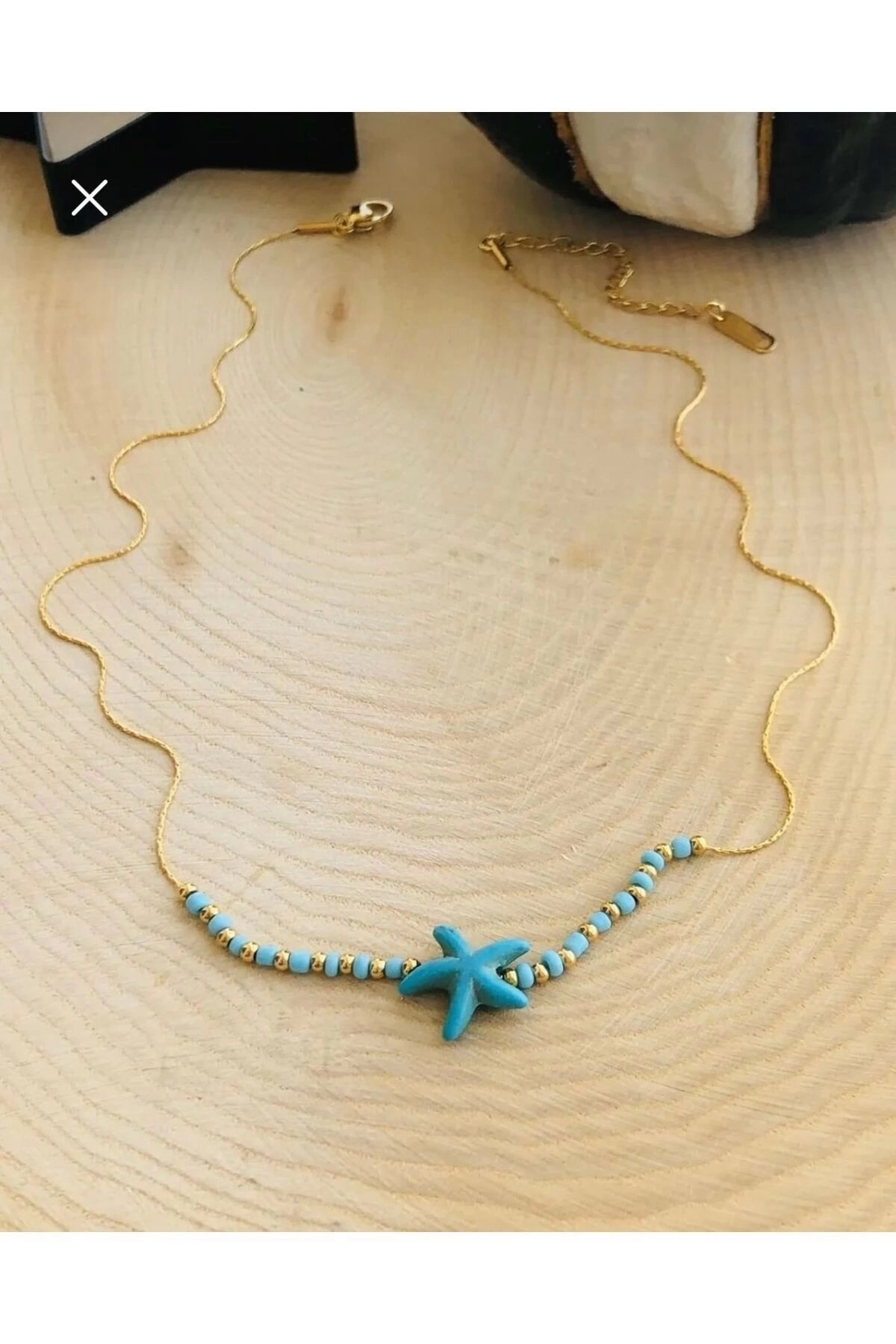 Deniz Yıldızlı Çelik Kolye