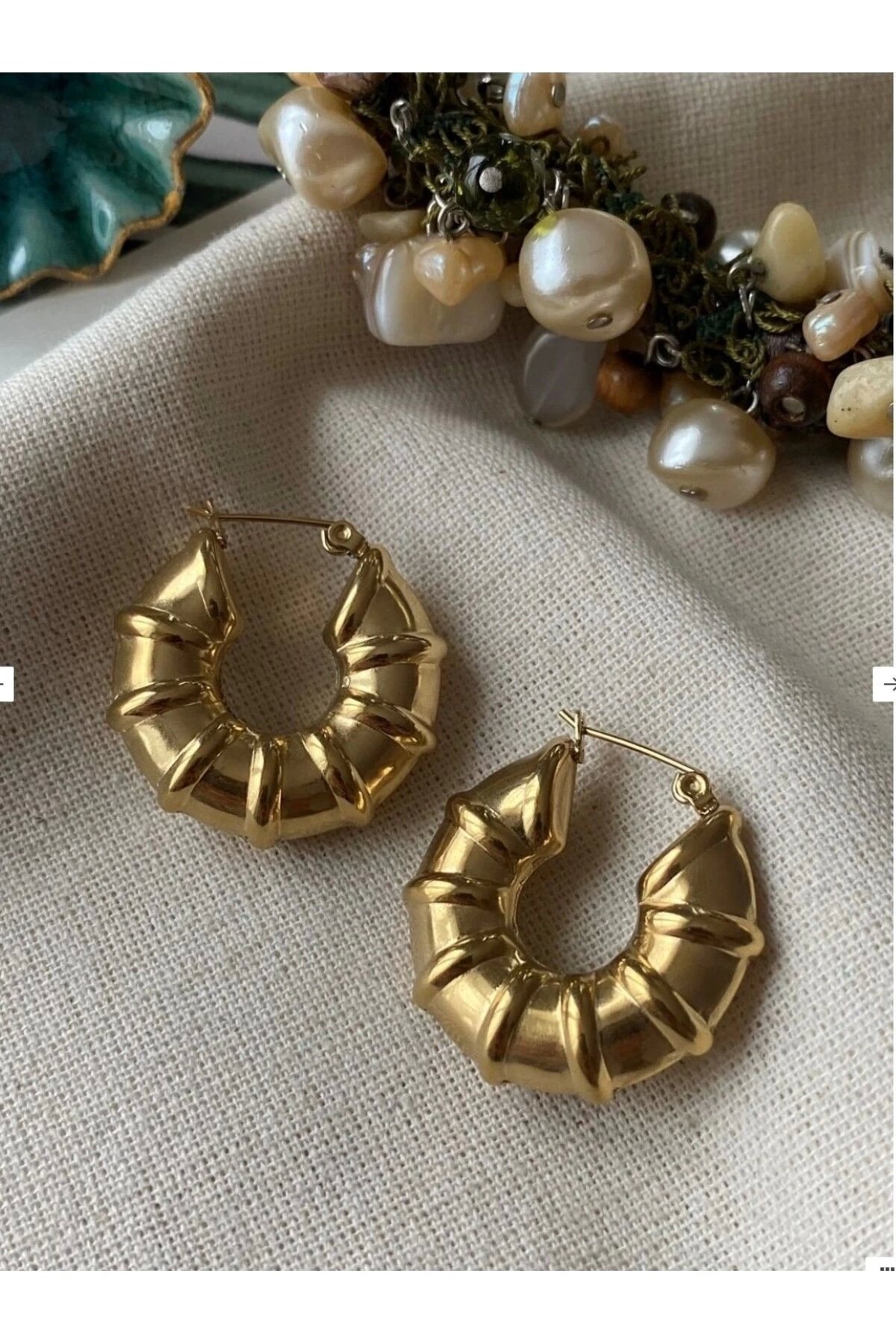 Çelik Vintage Shoul Küpe