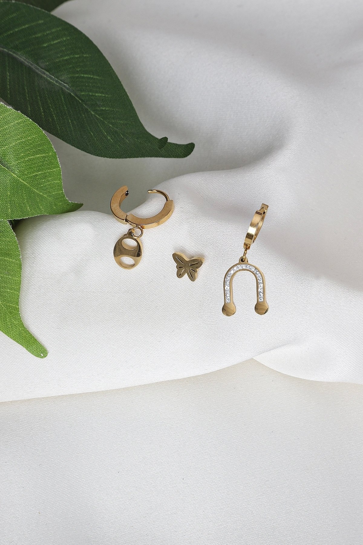 At Nalı Çelik Küpe