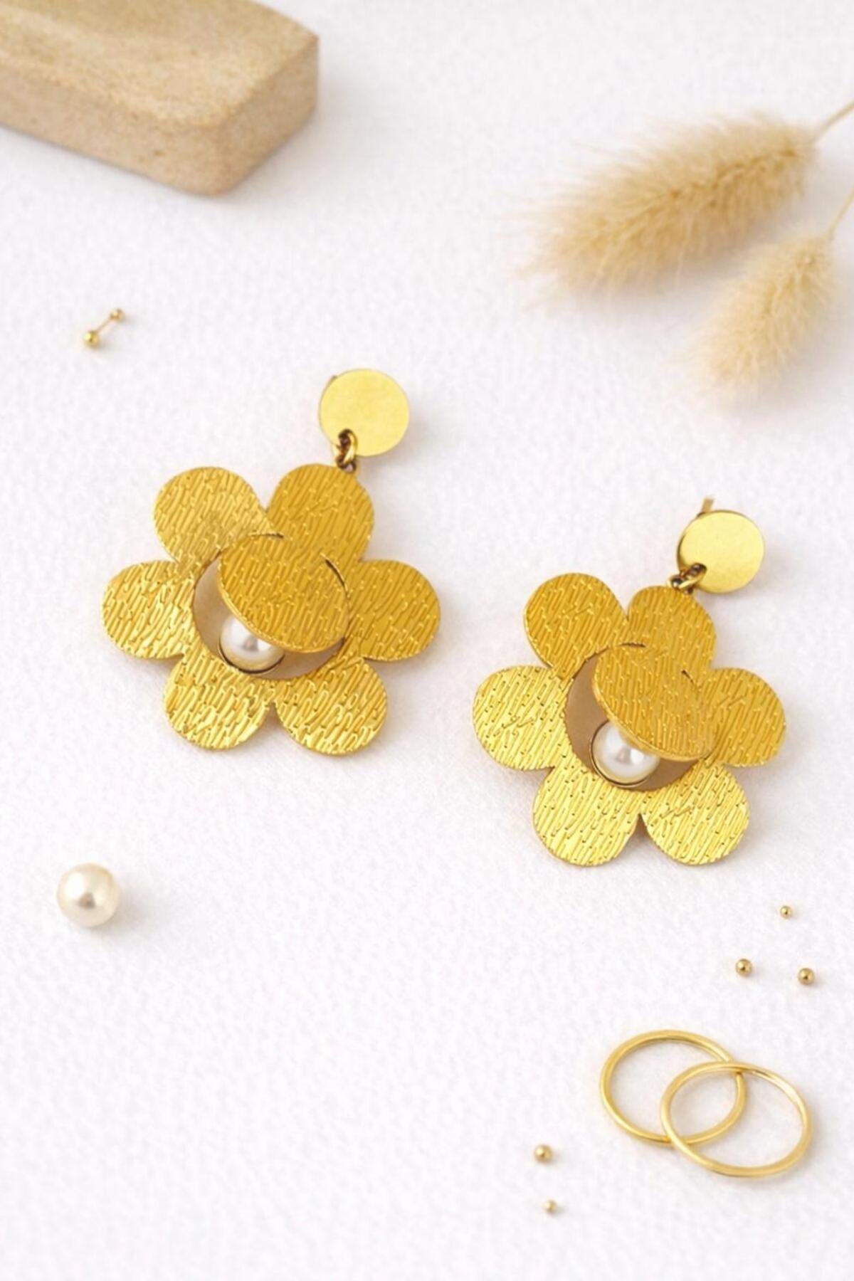 PAPATYA MODEL ÇELİK KÜPE