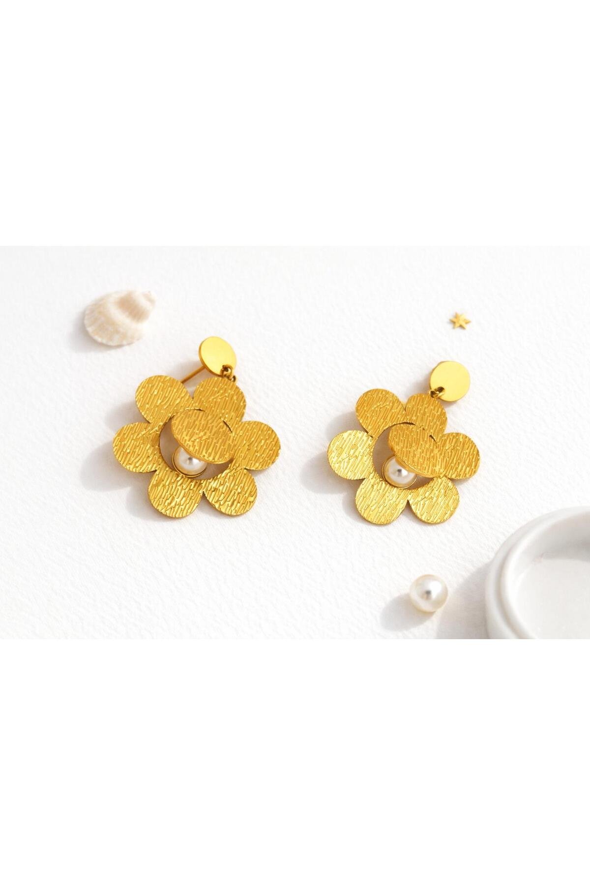 PAPATYA MODEL ÇELİK KÜPE