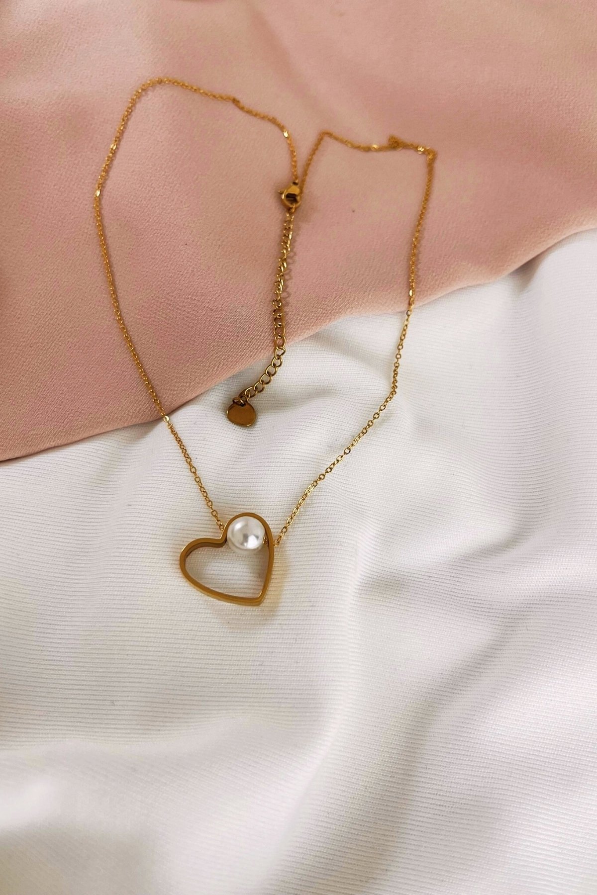 KALP MODEL ÇELİK KOLYE