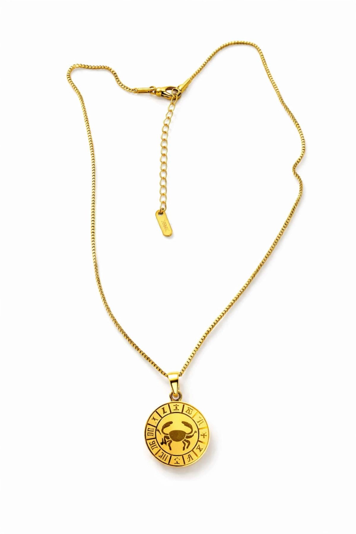 YENGEÇ BURCU ÇELİK KOLYE