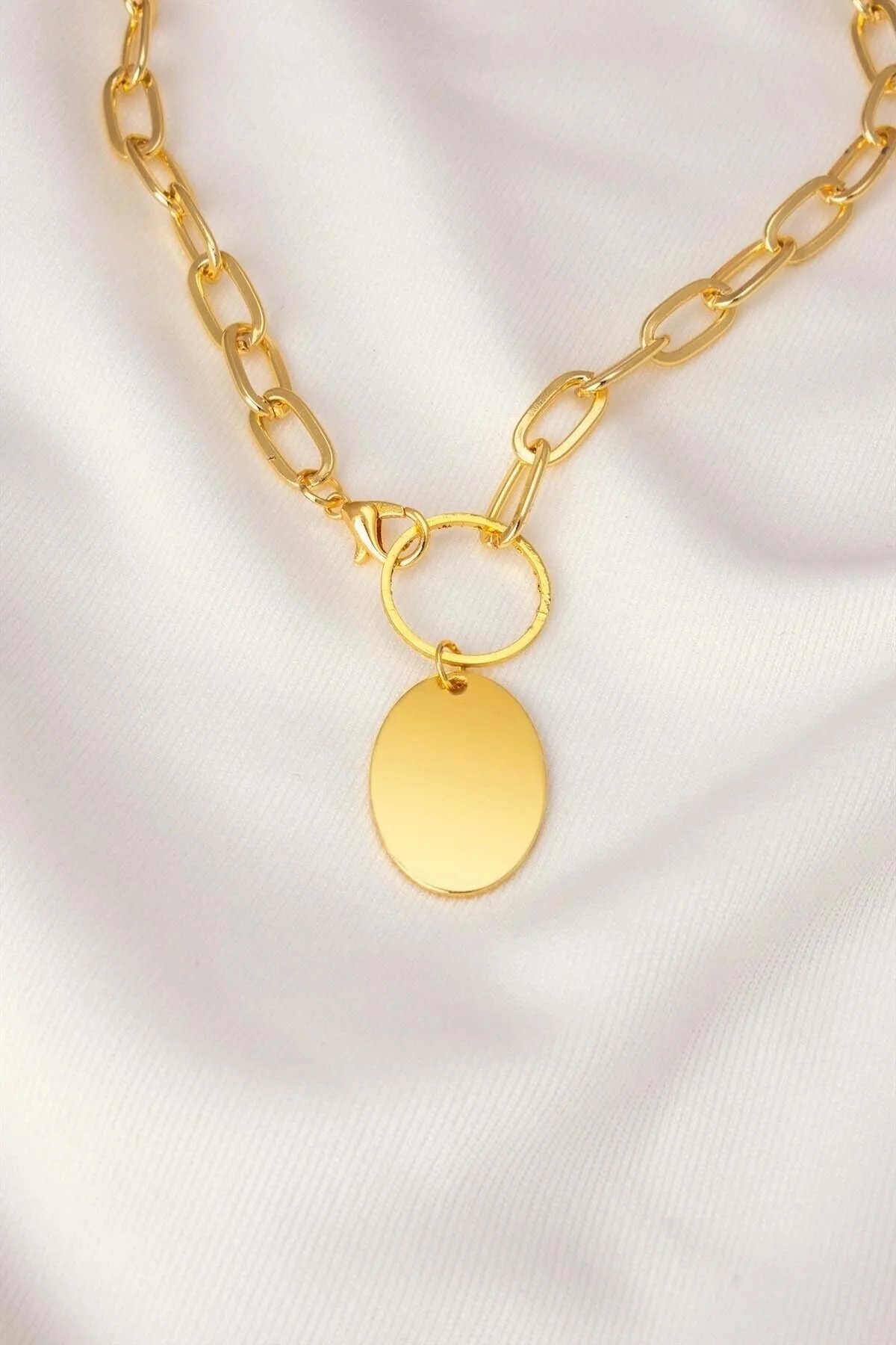 Sade Zincir Unisex Kolye