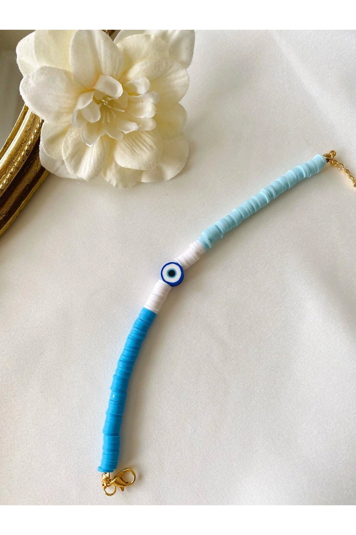 Nazar Boncuklu Fimo Bileklik
