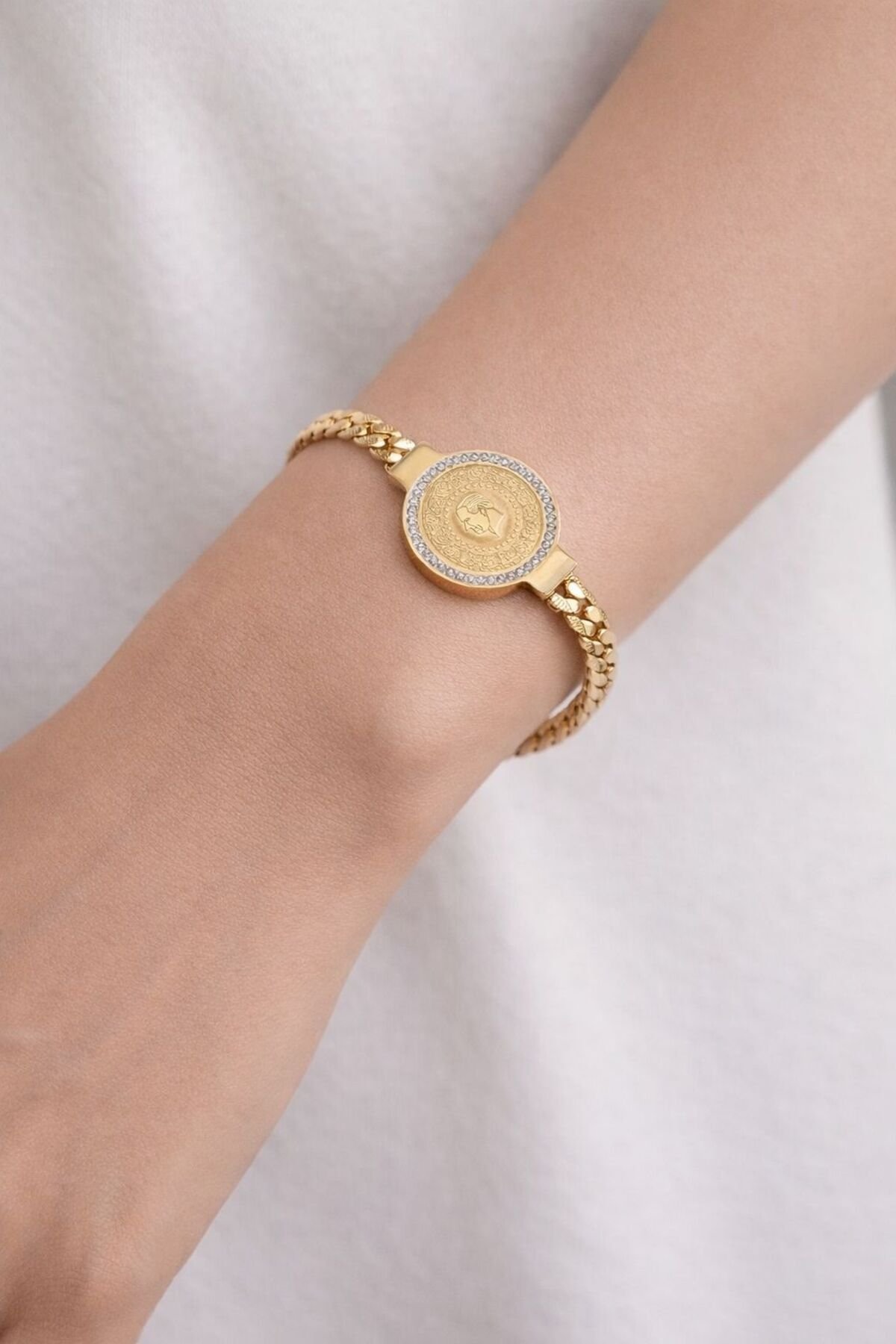 Çeyrek Model Çelik Bileklik