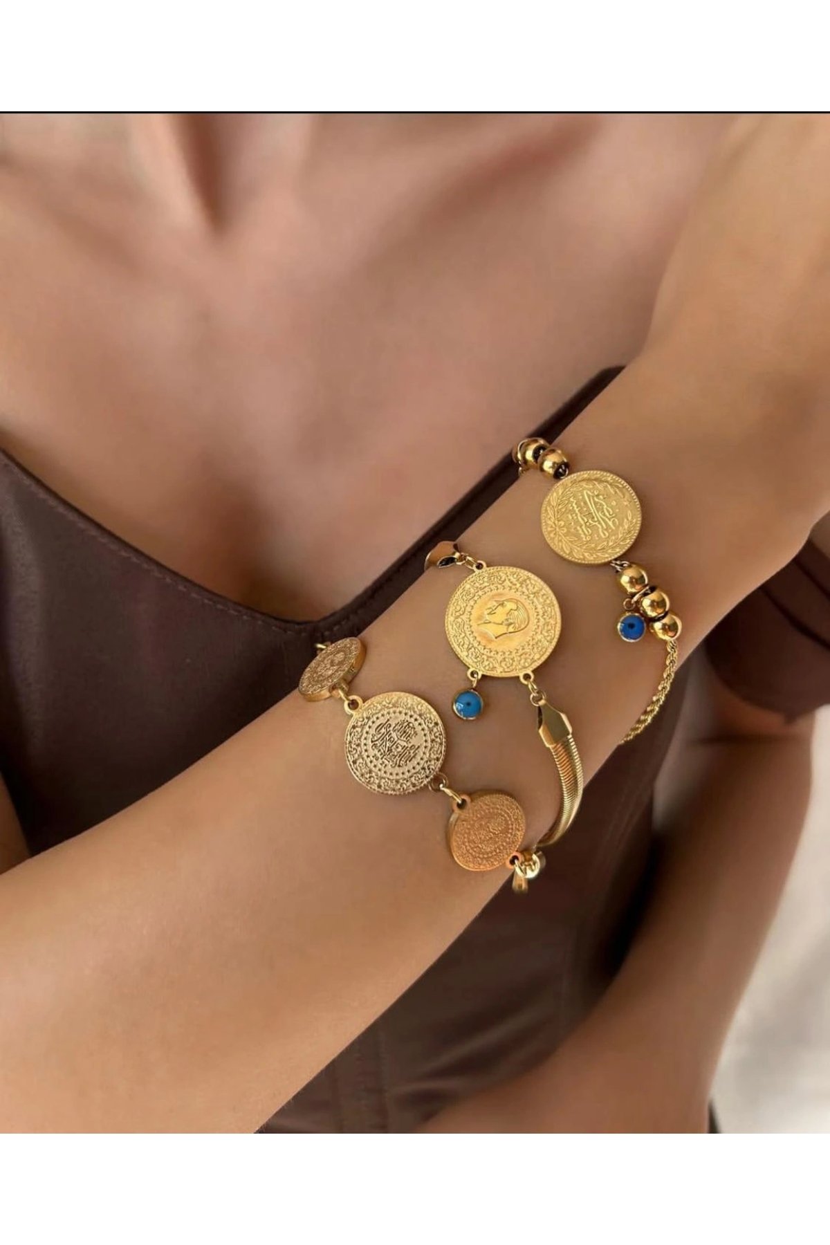 Çeyrek Model Balık Sırtı Bileklik