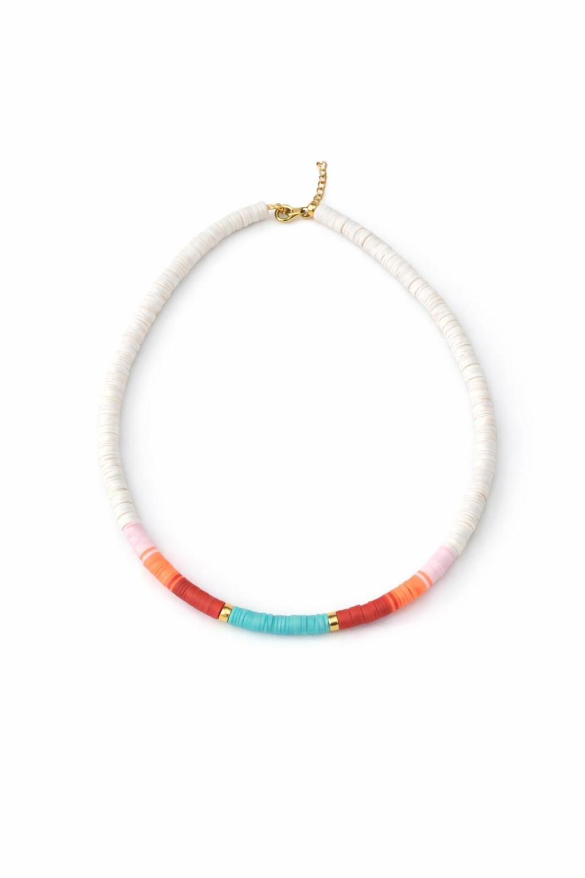 Soft Rainbow Fimo Kolye