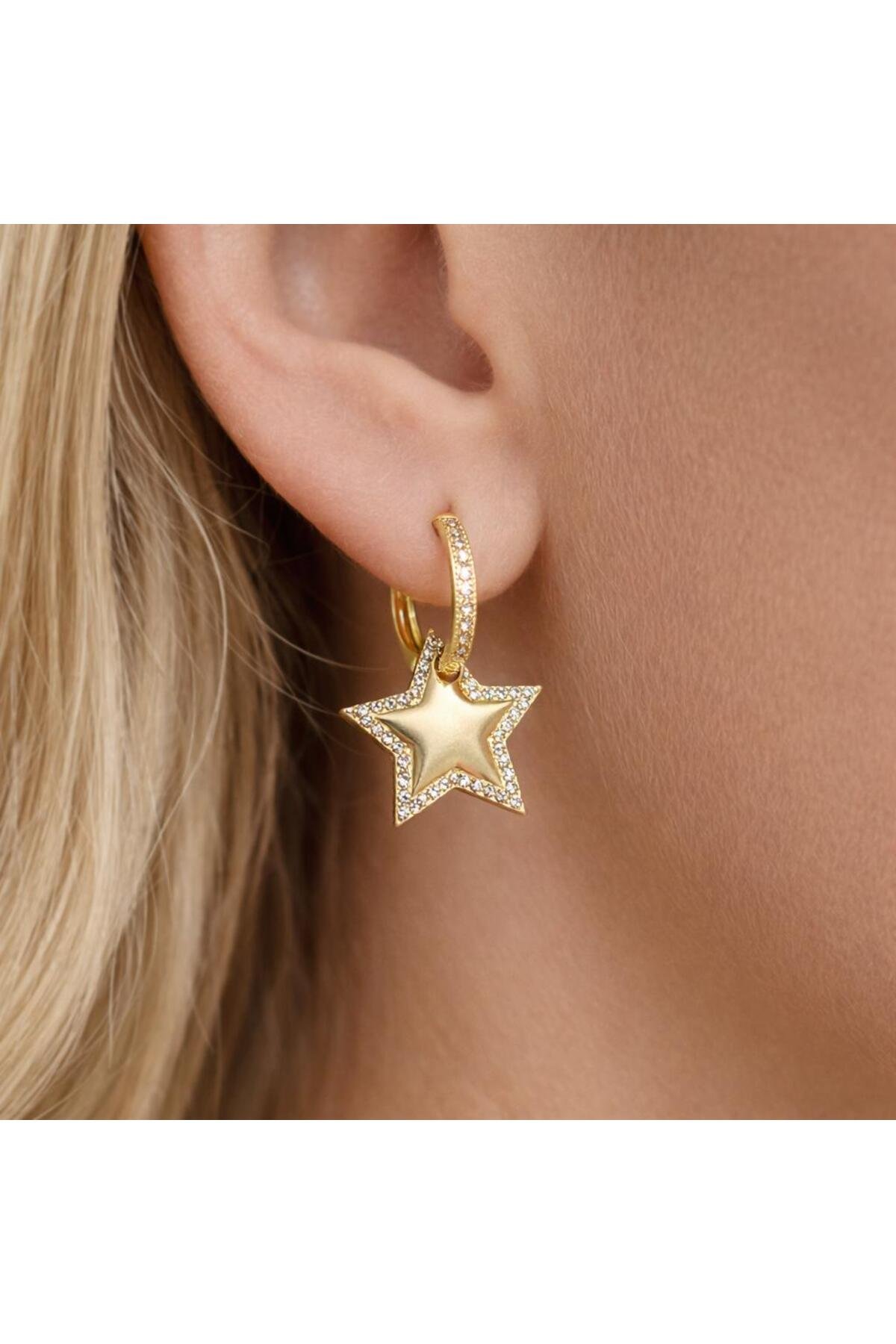 Archhazel Jewelry Rose Star Xuping Zirkon Küpe