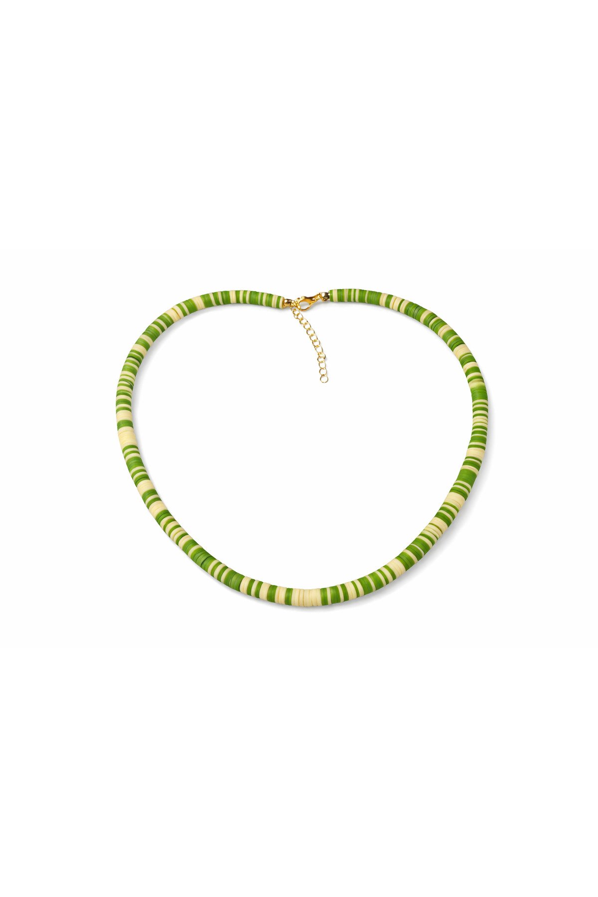 Minimal Yeşil Fimo El Yapımı Kolye