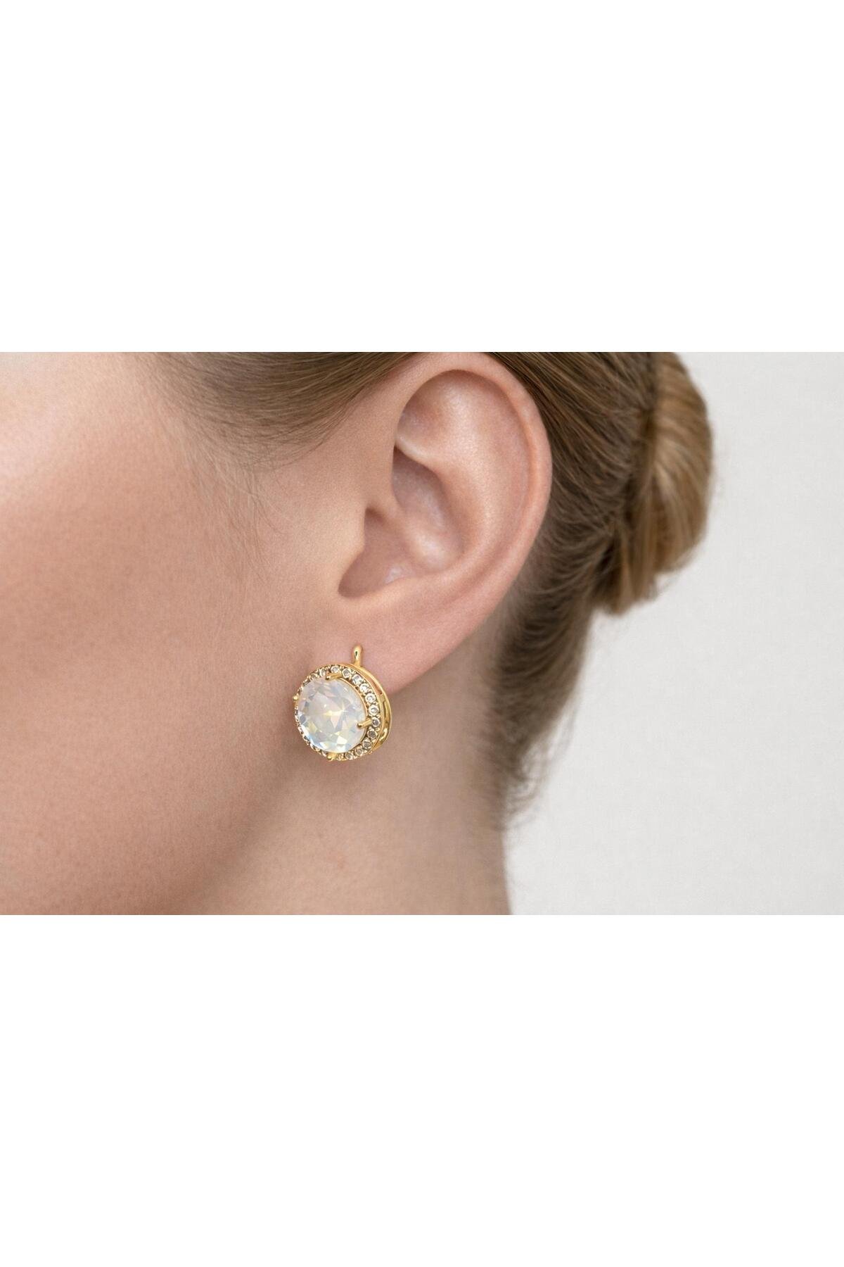 Luna Rose Xuping Earrings with Zircon Gemstone